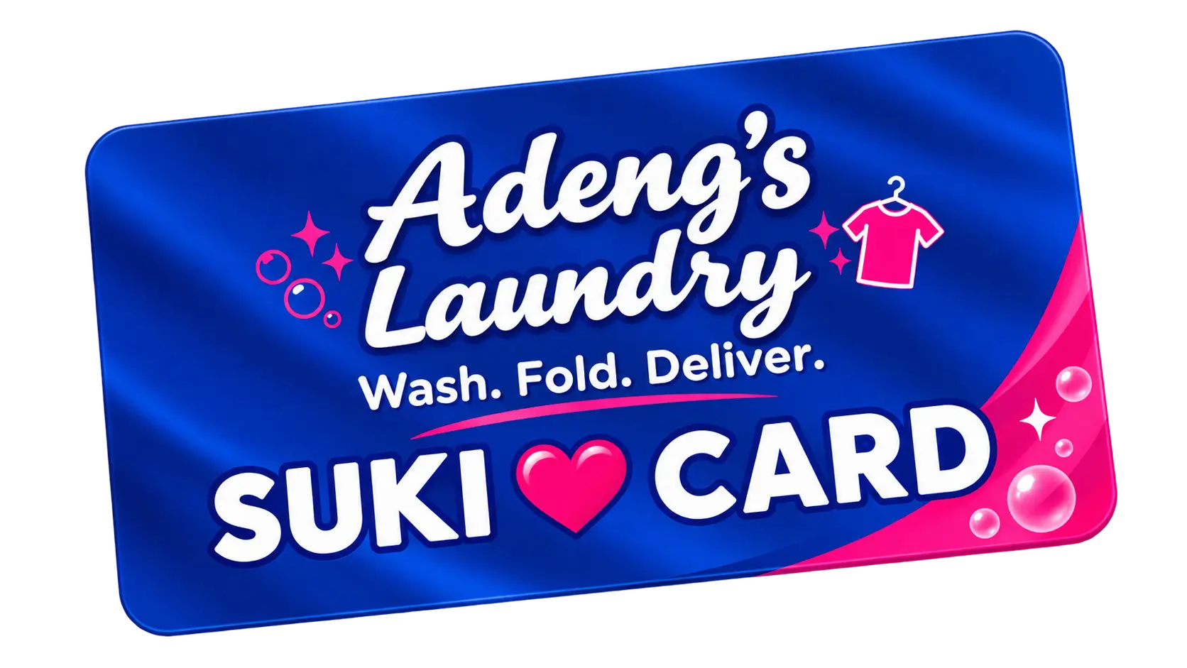 Adeng's Laundry Suki Card